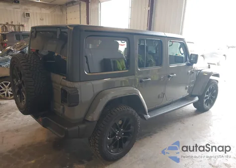 2021 Jeep Wrangler 4Xe Unlimited Sahara 4X4 z USA, uszkodzony, nr VIN 1C4JJXP6XMW784100